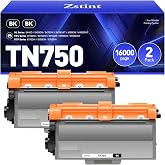 TN750 Toner Cartridge Black 2-Pack Replacement for Brother TN-750 TN720 TN-720 Toner Compatible with Brother HL-5450DN HL-5470DW HL-6180DW MFC-8710DW MFC-8910DW MFC-8950DW DCP-8150DN Laser Printer Ink