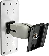 Ergotron 100 Series Pivot Double Mount Kit Flat Panel Grey Black view 3