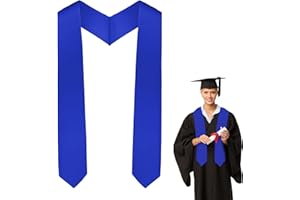 Cytokio Graduation Stole Class of 2025 Plain Graduation Sash Honor Stoles for Graduation 2025 Unisex Adults for Acadamic 70"