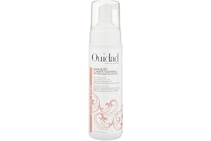 Ouidad Advanced Climate Control Volumizing Foam - 7 fl oz, Lightweight Hair Styling Foam, Anti-Frizz Nano Technology, Adds Volume, Fights Frizz & Defines Curls, Crunch-free Hold, For All Curl Types