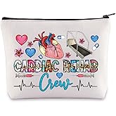 WZMPA Funny Cardiology Rehab Cosmetic Bag Cardiologist Gift Cardiac Rehab Nurse Makeup Zipper Pouch Bag Cardiology Student Merchandise (Cardiac Rehab)