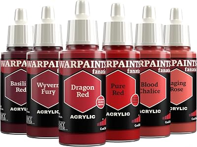 The Army Painter Warpaints Fanatic Flexible Triad Cool Reds 6 x 18 ml