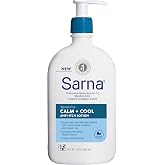 Sarna Calm and Cool Anti-Itch Lotion, 1% Pramoxine Hydrochloride, 12 oz. | Calming lotion, itchy skin, relieve pain and itch from insect bites, sunburn, poison ivy, 0.5% menthol, vegan, steroid-free