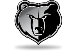 Rico Industries NBA Memphis Grizzlies Chrome Finished Auto Emblem 3D Sticker