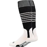 MadSportsStuff 3-Stripe Baseball & Softball Stirrup Socks | Youth & Adult Over Calf Team Performance Socks