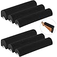 Gueevin 6 Pieces Rifle Cheek Riser Rest Pad Black EVA Foam Non Slip Cheek Riser for Rifle Gun Buttstock Cover