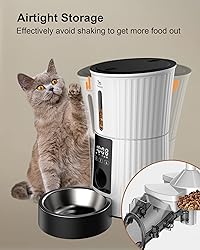 Petory Automatic Cat Feeders Wi-Fi - 4L Dry Food