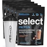 PEScience Select Protein Powder Variety Pack, 5 Flavors, 25 Servings | Protein Powder Sample Pack, Whey and Casein Blend, Keto Friendly, Gluten Free, Digestion Friendly