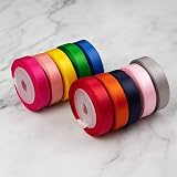 VATIN Double Faced Ribbon Set 10 Colors 10mm x 4.5m Each 45m view 5
