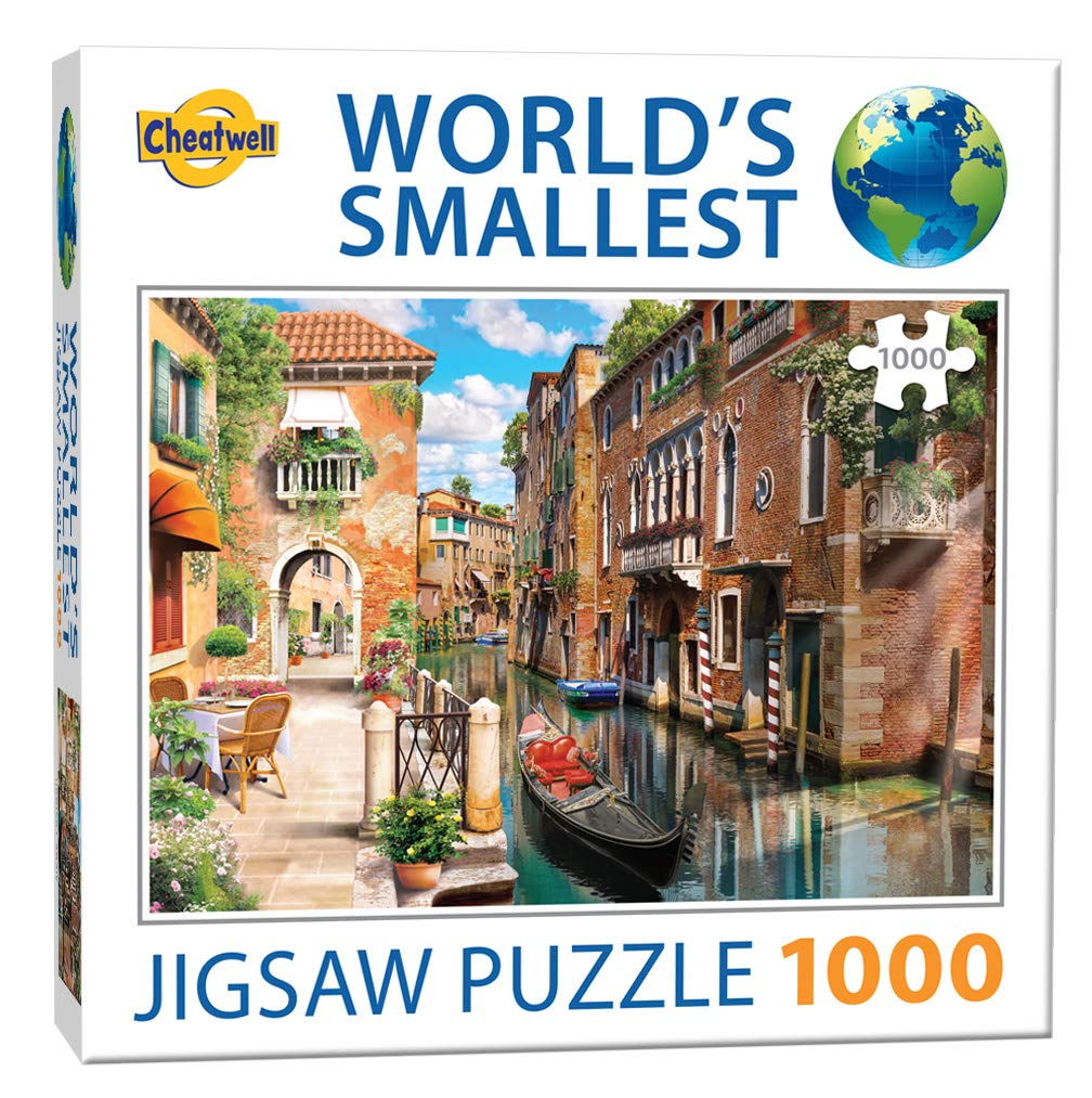 Cheatwell Games World's Smallest 1000 Piece Puzzle Venice Canals — image 1