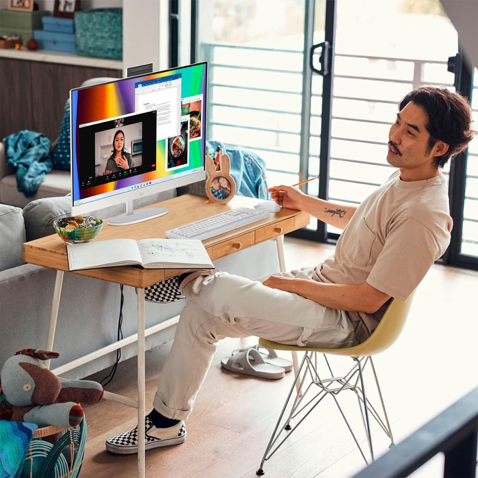 Mua HP 27 inch All-in-One Desktop Computer, FHD Touchscreen, Intel Core ...