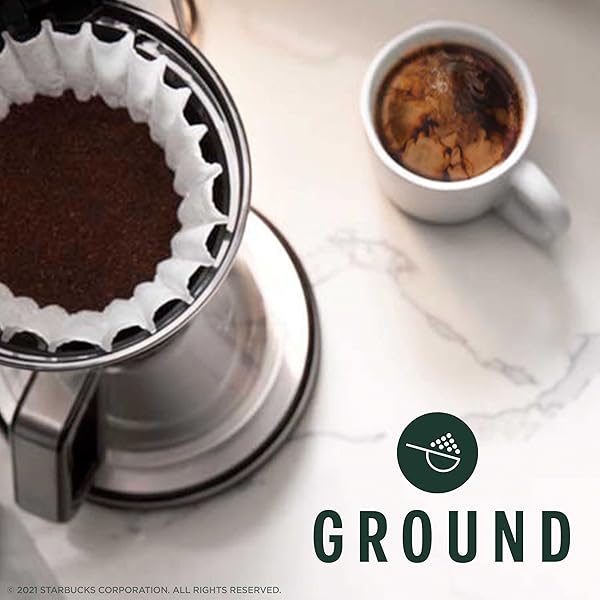 STARBUCKS GROUND COFFEE, MEDIUM ROAST COFFEE, BREAKFAST BLEND, 100% ARABICA, 1 BAG (28 OZ)