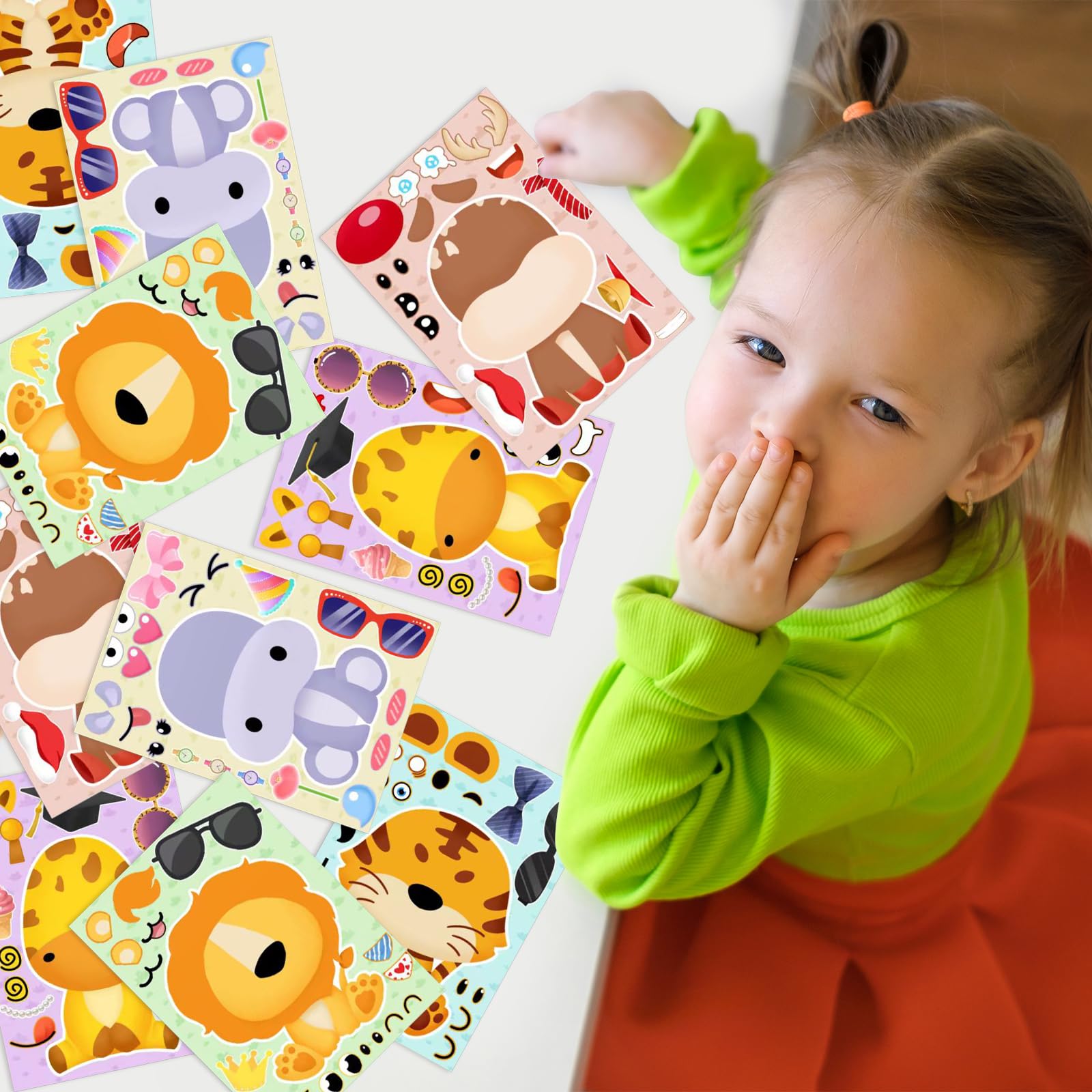 Jungle Safari Party Favors Set Wild Animals Set for Kids Birthday Gifts, Wild Theme Party favors for Kids Birthday Party Baby Shower Goodie Bag Fillers Jungle Safari Party Supplies (Animal)