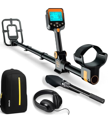 AKS Underground Gold Detector - 30m Depth, 1200m Range | 6 Antenna System | Pinpoints Gold, Silver, Copper | Advanced Metal Detecting