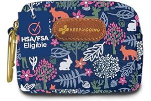 KEEP>GOING KeepGoing Small Travel First Aid Kit Kids – 60 Pc. Mini First Aid Kit for Purse, Diaper Bag, & Backpack with Latex-Free Bandages – 4 Oz., & 4.5 x 3.5 x 2 in, TSA-Approved