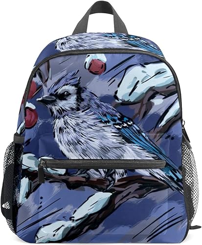 Amazon 鳥 冬 きれい リュック 子供用 キッズ デイパック 大容量 軽量 通園 保育園 3 9歳 遠足 リュックサック 女の子 男の子 メンズ レディース 旅 プレゼント Fchoq リュックサック