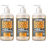 Everyone Liquid Hand Soap, 12.75 Ounce (Pack of 3), Apricot and Vanilla, Plant-Based Cleanser with Pure Essential Oils (Packa