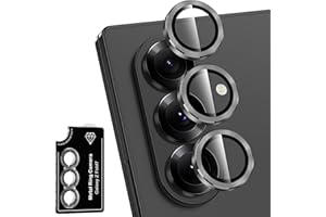 Avocase for Samsung Galaxy Z Fold 7 Camera Lens Protector, Individual Metal Ring Tempered Glass Lens Cover, [Strong Adsorptio