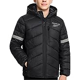 Reebok Boys Puffer Jacket - Heavyweight Quilted Wind & Water Resistant Boys Winter Coat - Insulated Bubble Kids Winter Jacket