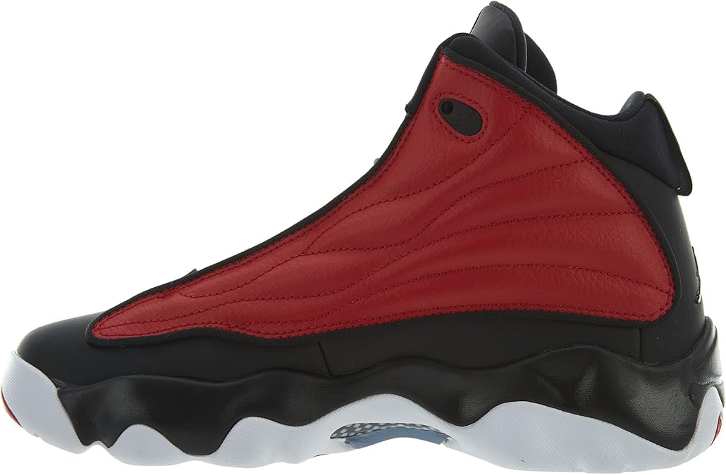 jordan pro strong black and red