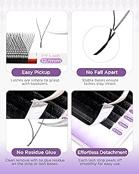 BEYELIAN YY Eyelash Extensions 3D/4D/5D/6D 0.07mm