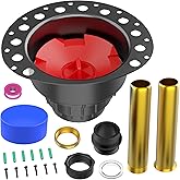 PVC Freestanding Tub Drain Kit, Bathtub Drain Rough-in Kit，Compatible with Freestanding Bathtubs, Floor Mounted Bathtubs and 