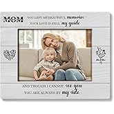 GTYNU Mom Memorial Gifts Picture Frames 5x7,Sympathy Gifts Bereavement Gift for Loss of Mom Picture Frame,Remembrance Bereavement Grief Gift In Memory of mama souvenir