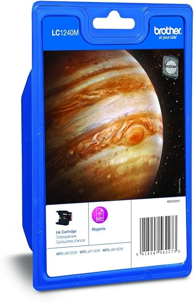Brother LC-1240M Magenta Ink Cartridge High Yield Single Pack Original Ink