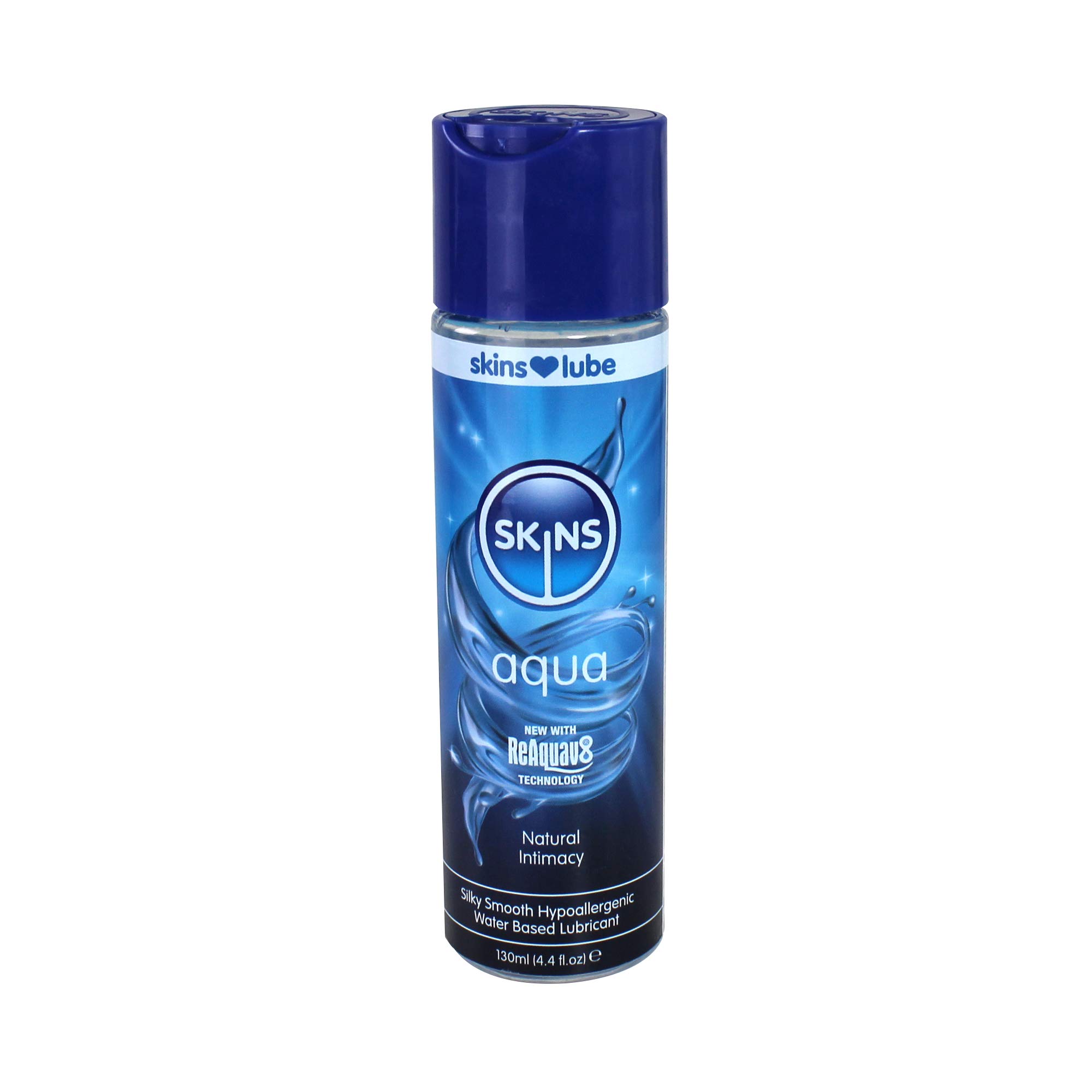 Skins Aqua Water Based Lube – Enjoy Long Lasting Natural Intimacy with Hypoallergenic Lubricant 250ML