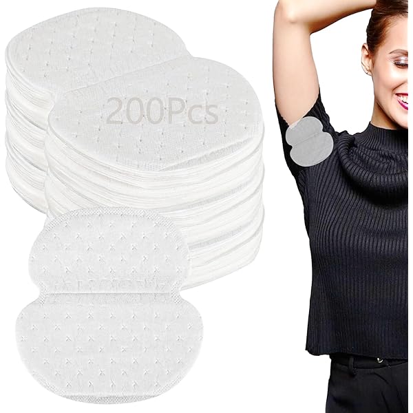 Healifty Reusable Underarm Sweat Pads Absorbent Dress Armpit Guards Arm