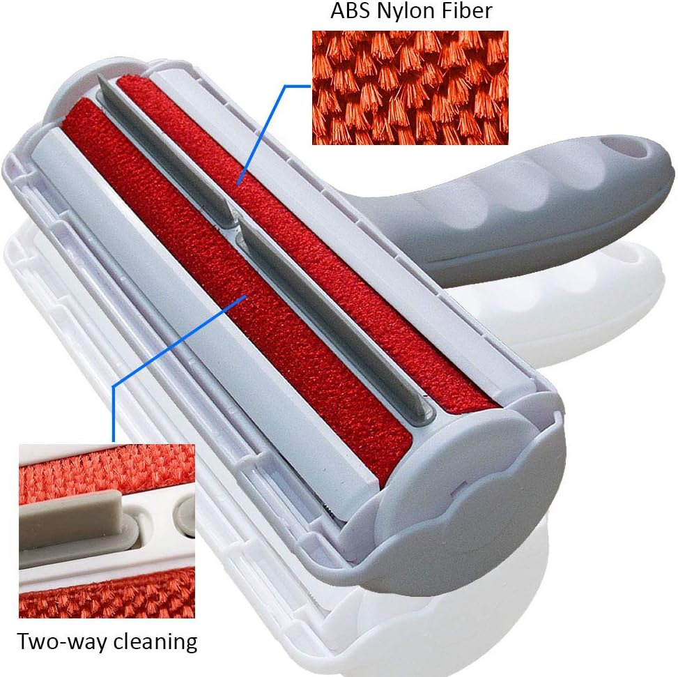 Rabbitton Roller Pet Hair Remover – Dog Hair Remover and Cat Hair Remover. Best Fur Remover to Make Couch Cleaner and More. Gift, a Pair of Pet Grooming Gloves are Included.