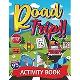 Road Trip Activity Book: Travel Games and Puzzles for Kids 6-12