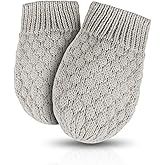 Baby Knit Mittens Toddler Boys Girls Gloves Winter Infant Newborn No Scratch Mitten 0-3 Years