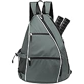 SUIKIHUM Pickleball Sling Bags 32L Convertible Reversible Paddle Rackets Bag Lightweight Casual Pack for Men Women Ladies