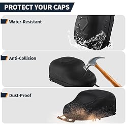 SCAVATA Hat Travel Case, Hard Carrying Baseball