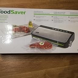 Foodsaver FFS005X-01 Envasadora al vacío, 140 W, Acero Inoxidable ...