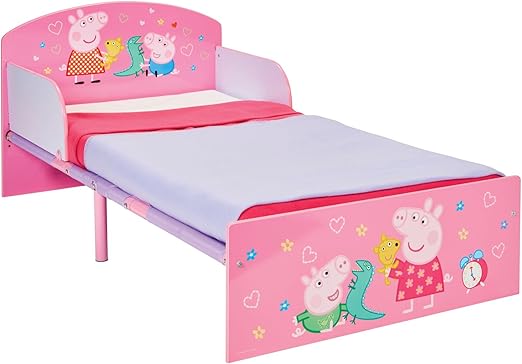 Peppa Pig Peppa Wutz Bett Fur Kleinkinder Von Worlds Apart Rosa Holz 143 X 77 X 42 5 Cm Amazon De Kuche Haushalt