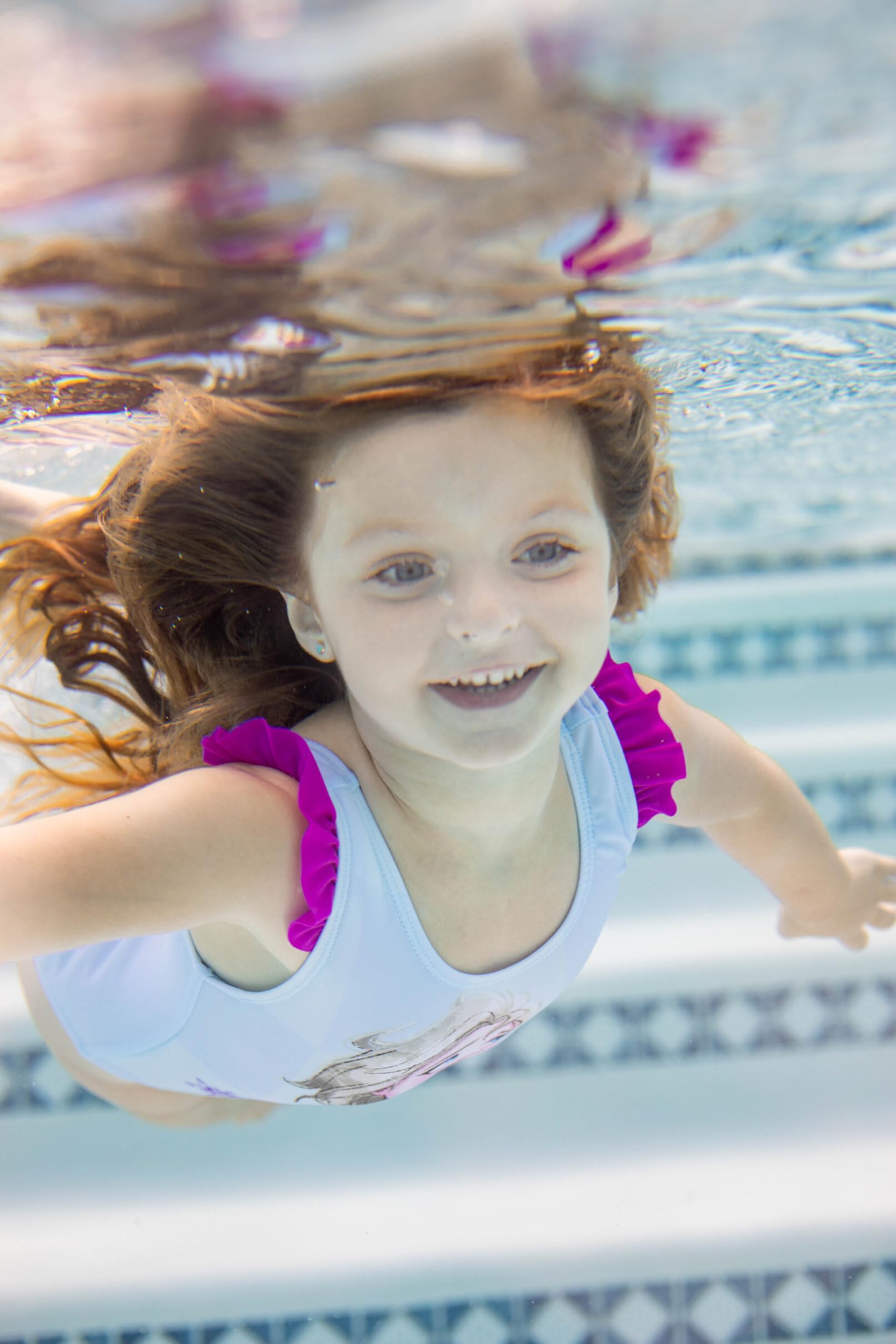 Disney Princess Ariel Frozen Minnie Mouse Girls Mix and Match Multi-Pack Swim Sets UPF 50+ Protection Quick Dry