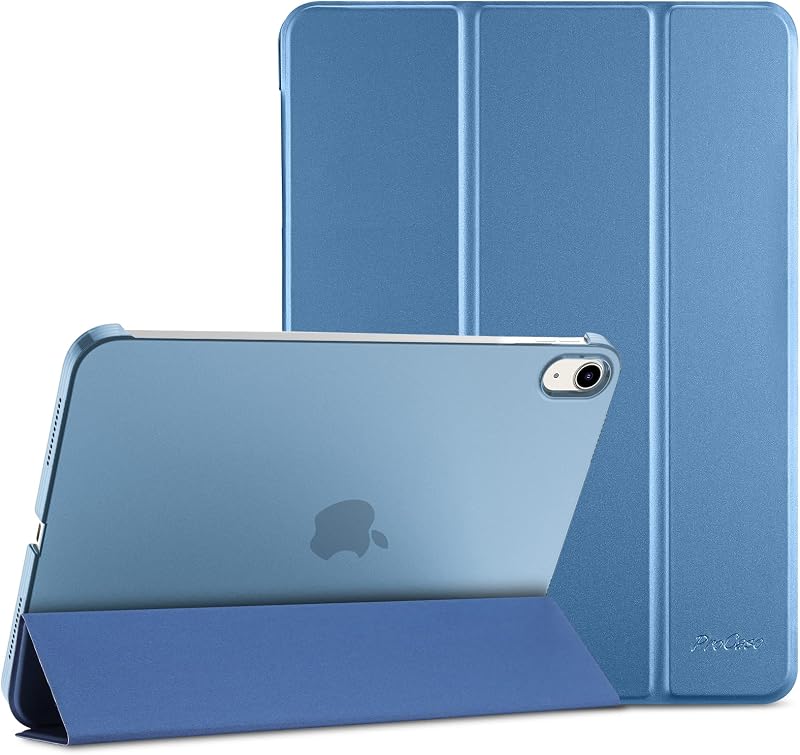 ProCase iPad Case A16 A3354 A3355 A3356 and iPad 10th Gen 2022 Blue