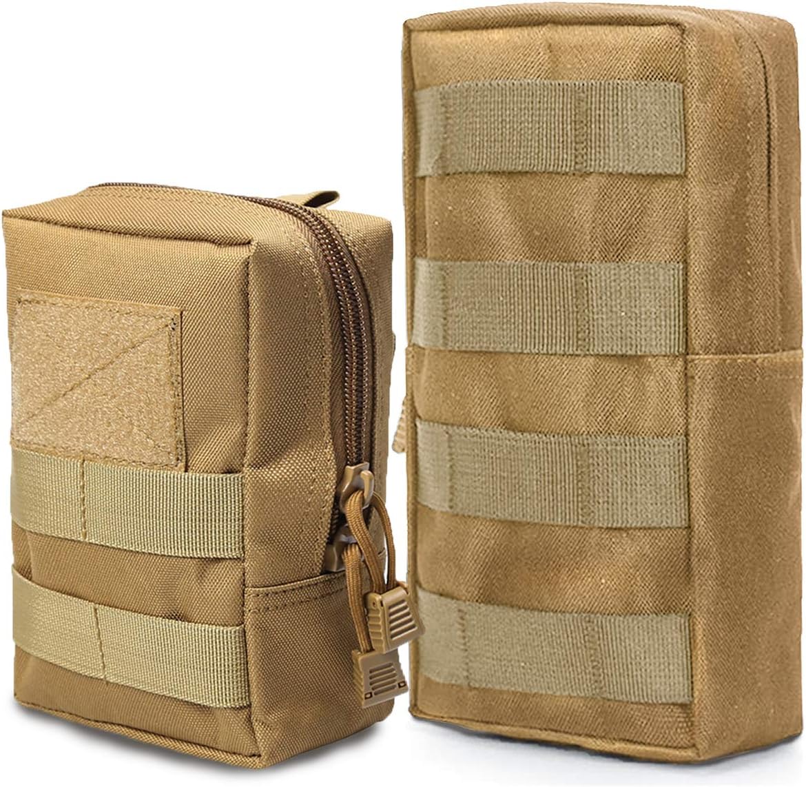 HOANAN Molle Pouches, Tactical Admin Pouch Compact EDC Utility Gadget Gear Pouch Military Carry Accessory Belt Hanging Waist Bag