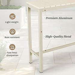 Cozyman Outdoor Bar Height Table and Chairs Set, 3