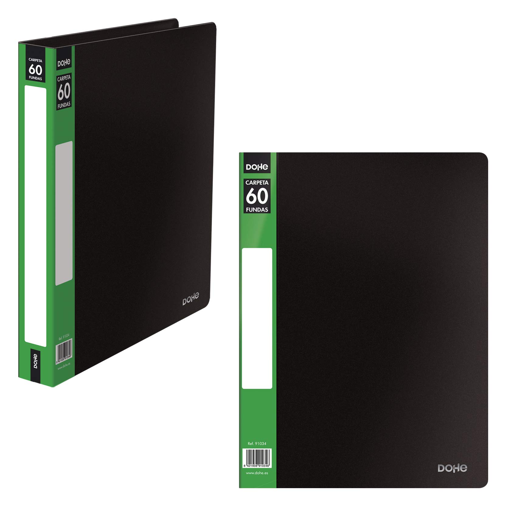 Dohe - Folder 60 Cases, 80 mic, Black Spine Customisable