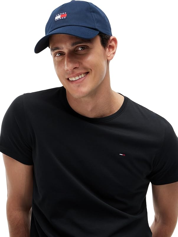 Tjm Xslim Jersey Tee Dm0dm04411, Maglietta a Maniche Corte Uomo, Nero (Tommy Black), M