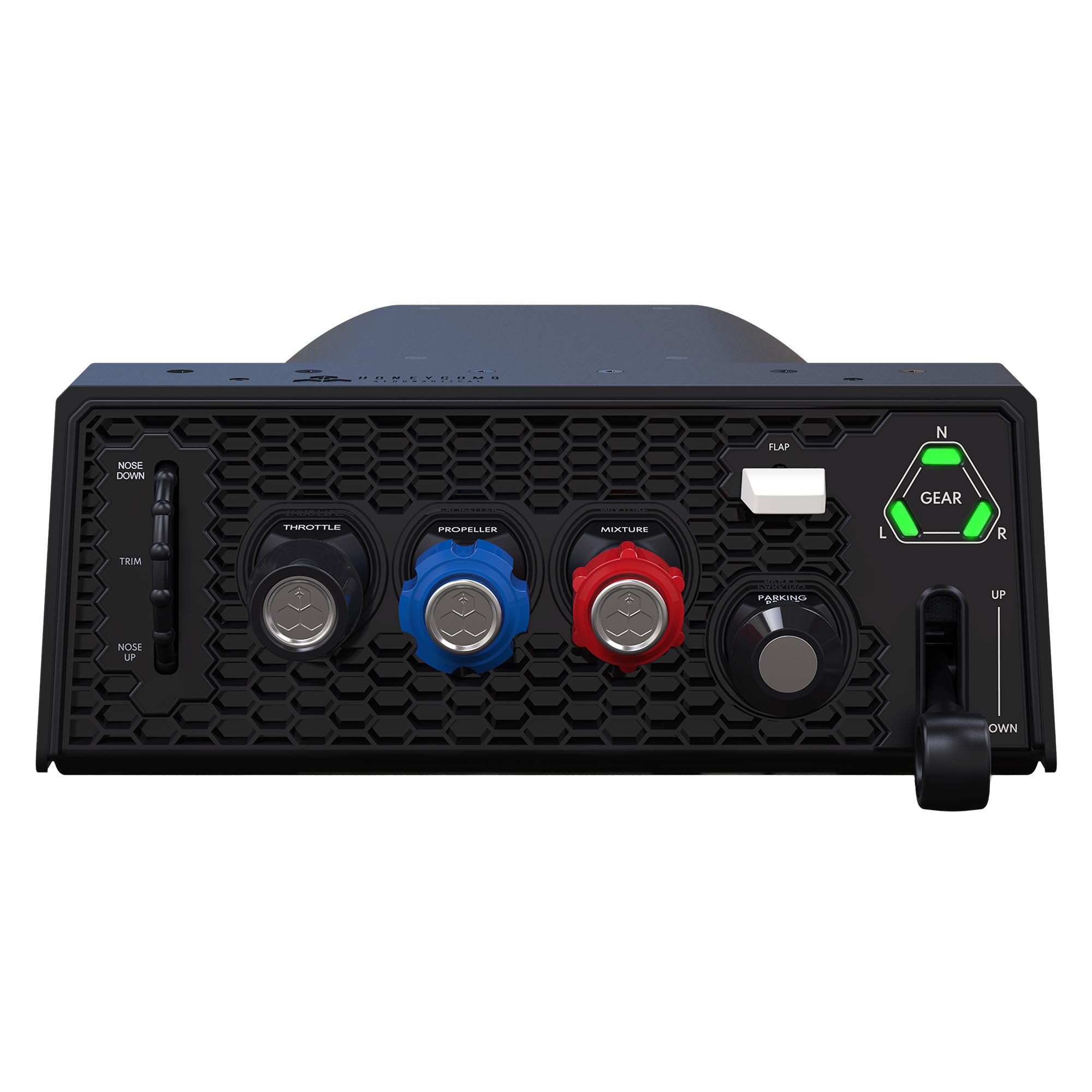 Honeycomb Sierra TPM Module - GA Throttle Quadrant for flight simulation, metal vernier axes, advanced flight controls - trim wheel & parking brake, compatible with MSFS 2024/2020 for PC & Mac