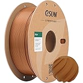 eSUN PLA+ Filament 1.75mm, 3D Printer Filament PLA Plus, Dimensional Accuracy +/- 0.03mm, 1KG Spool (2.2 LBS) 3D Printing Filament for 3D Printers, Brown