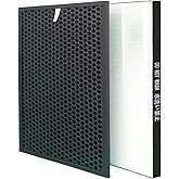 FP-F60U-W FZ-F60DFU Air purfier Filter Replacement for Sharp FP-F60U-W FP-F60UW FZ-F60HFU Air Purifier filter and Activated Carbon Filter accessories