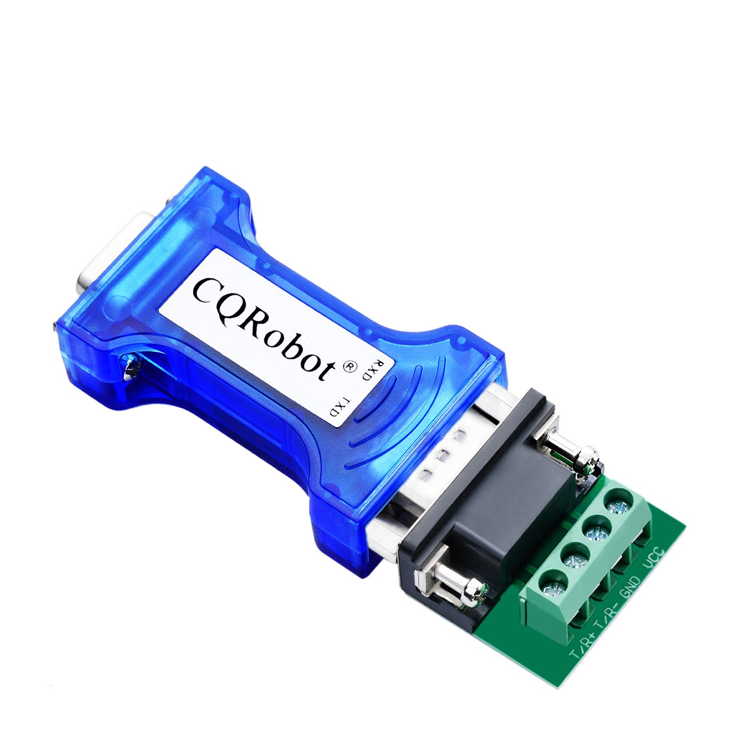 RS232 to RS485 Serial Port Converter Adapter, Optical Isolated and Thunder Protection, with LED Indicator, 600W Surge Protection and 15KV (ESD), Compatible with EIA/TIA RS-232C, RS485 Standard.