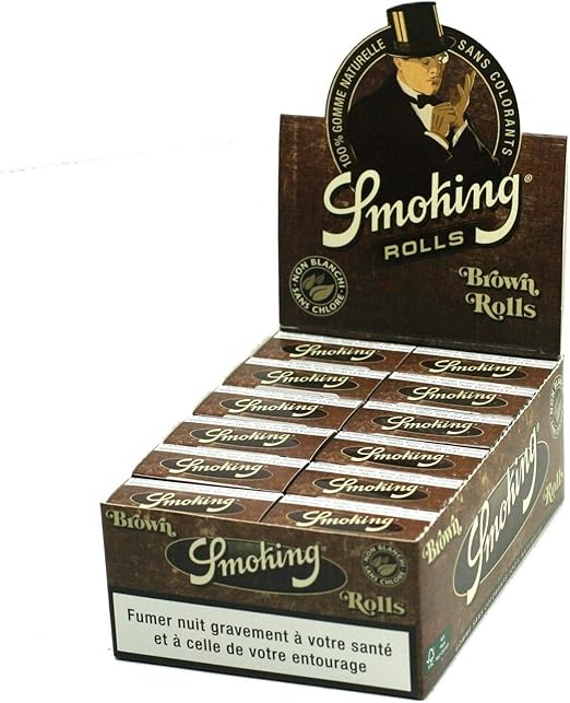Smoking - Papel de liar - Color marrón – 24 Librillos: Amazon.es: Jardín