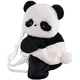 PIXIUTANK 15'' Ultra-Soft Panda Plush Backpack - Adorable Stuffed Animal Bookbag, Unique Gift for Birthdays Travel & Everyday Adventures