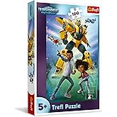 Trefl Transformers 100 Piece Jigsaw Puzzle The Transformers Team Red 16"x11" Print, DIY Puzzle, Creative Fun, Classic Jigsaw 